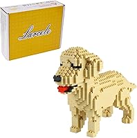 Vista 15 de Larcele Micro Husky - Bloques de construcción para perros, súper mini ladrillos de juguete de construcción de mascotas, 950 piezas KLJM-02 (Husky)