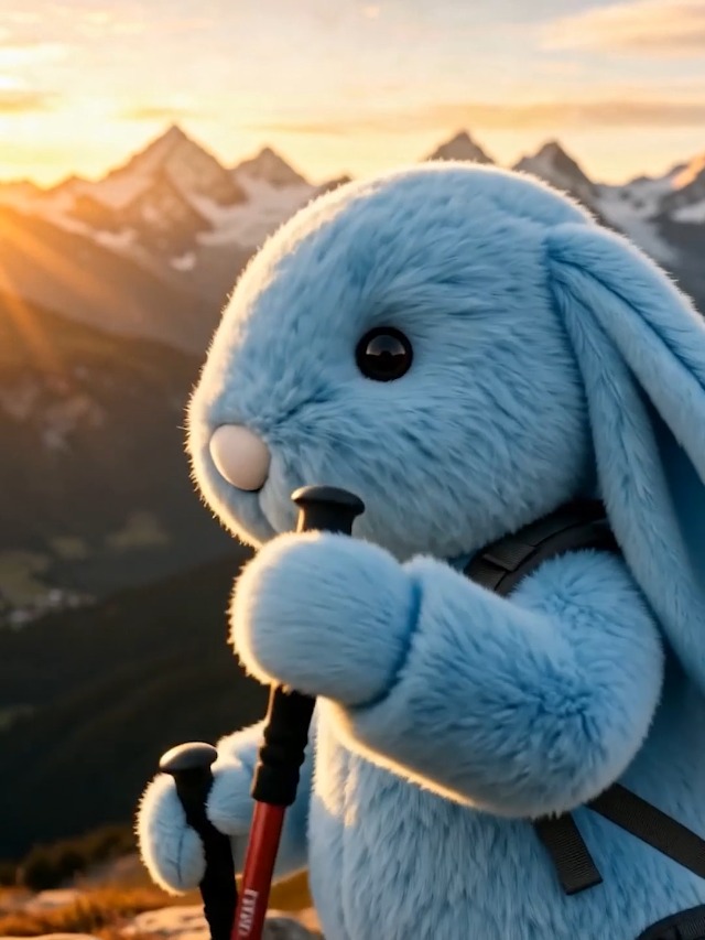 Amazon.com: Apricot Lamb Toys Plush Light Blue Bunny Rabbit