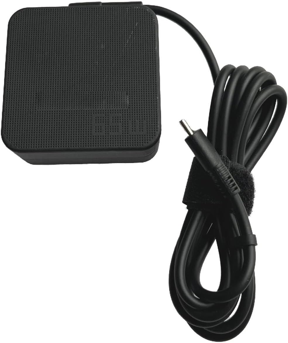 65W Type-C AC Adapter Charger A19-065N3A Compatible for ASUS Vivobook 18 M1807HA-S8022W M1807HA-S8033W Power Supply Cord