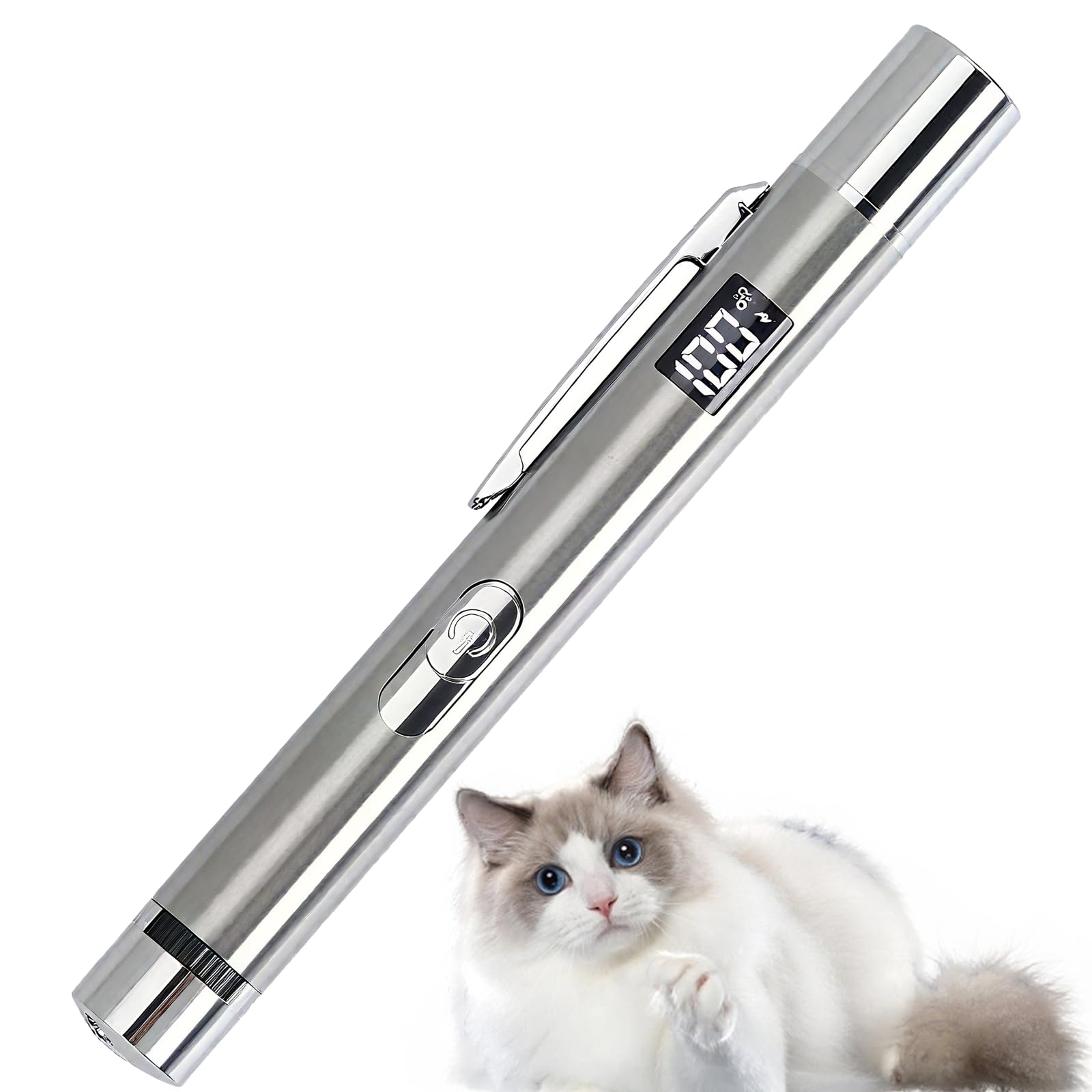 ⭐️猫おもちゃ 7in1多機能 LEDライト USB充電式 コンパクト Amazon | Osznmmg 猫 おもちゃ 7in1多機能 LEDライト ポインター