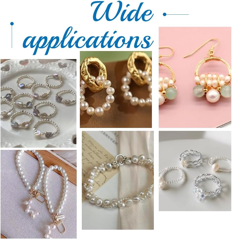 PH PandaHall 200pcs Freshwater Pearl Beads, 1.5~2mm Potato Shape Pearls Small Natural Pearls Loose Spacer Beads for Jewelry Making Beading Earrings Bracelets Necklaces Making DIY Crafts - Image 5