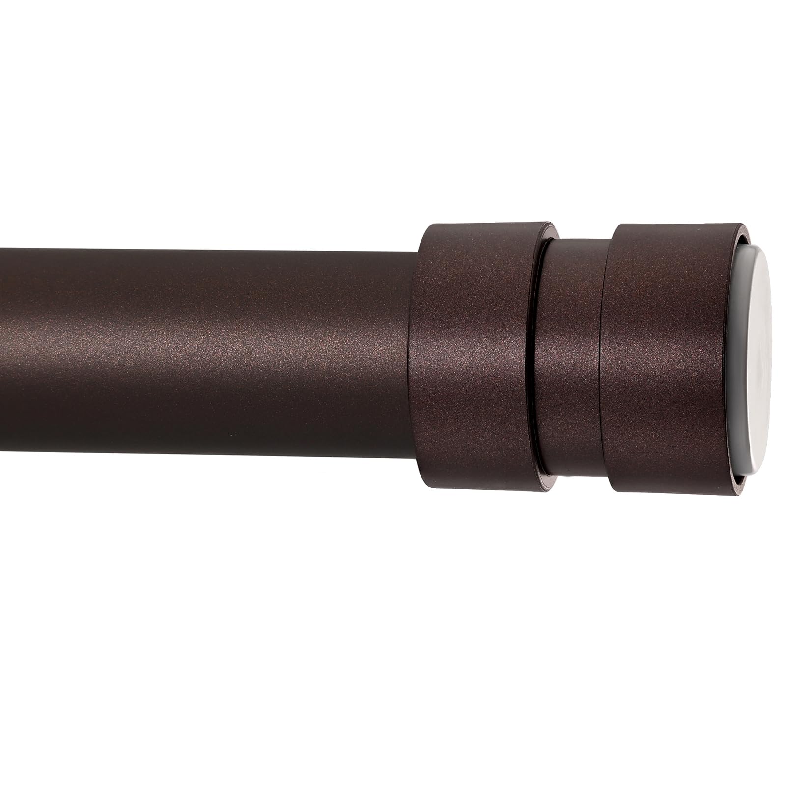BRIOFOX Tension Curtain Rod Adjustable 32 to 78 inch - Spring Tension Shower Curtain Rod No Drilling Non Slip, Matte Bronze