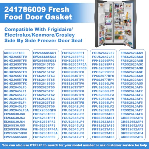 241786009 241786013 Refrigerator Door Gasket Compatible With Frigidaire by Gesleben - Used condition - Image 4