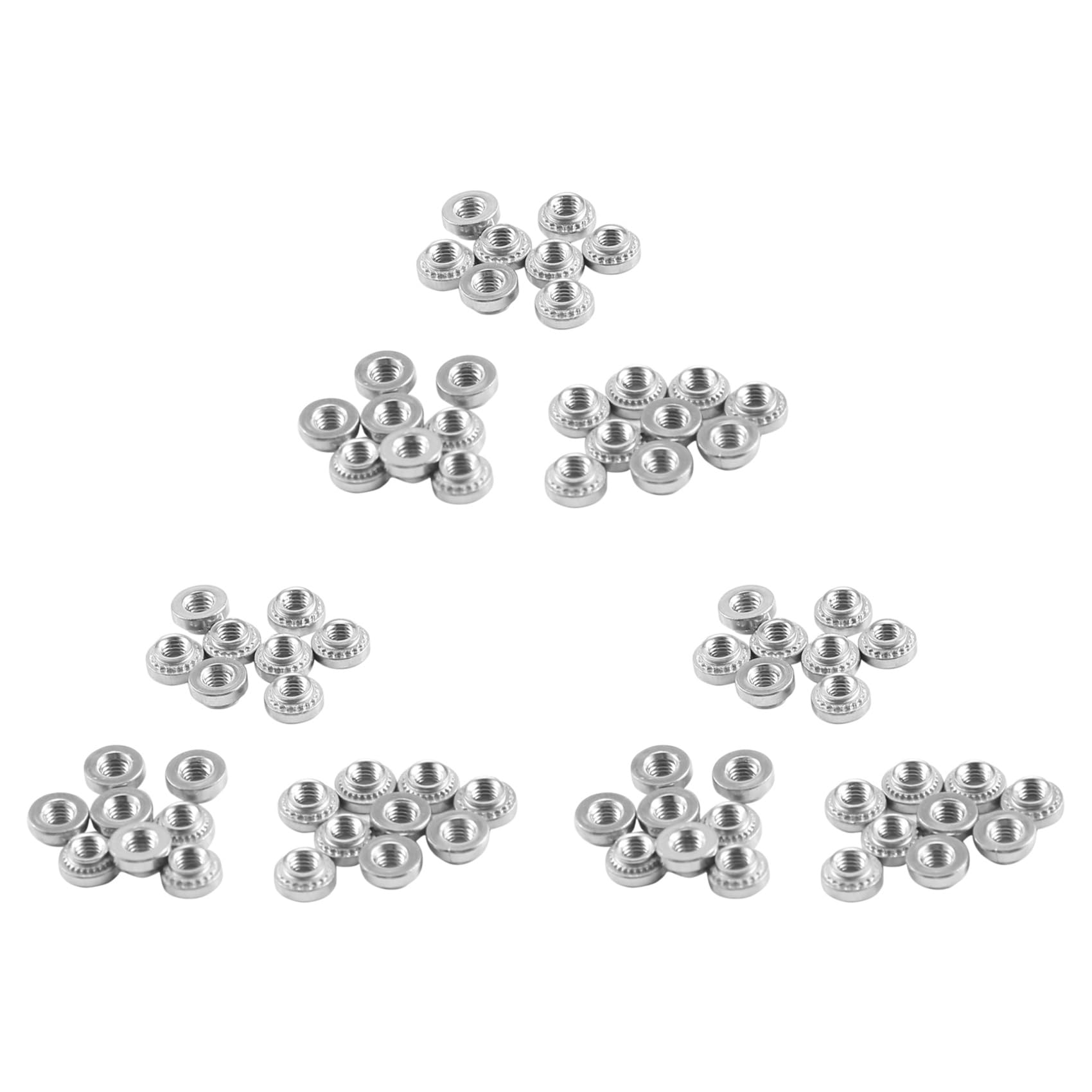 Sizoriruk M3 Stainless Steel Self Clinching Rivet Nut Fastener 75pcs
