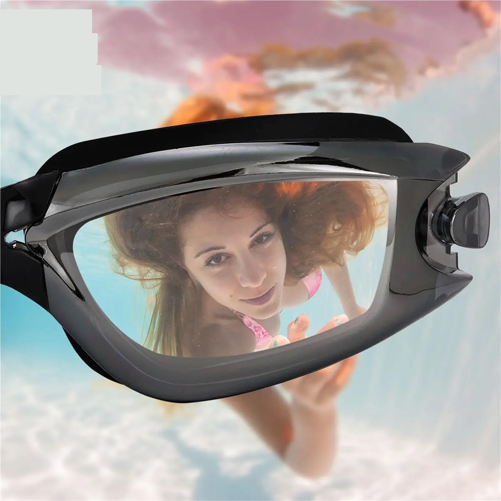Occhialini da Nuoto Occhialini da Nuoto Professionali for Adulti con Lenti antiappannamento for Uomo e Donna, Impermeabili, Regolabili, in Silicone per Adulti Adolescenti