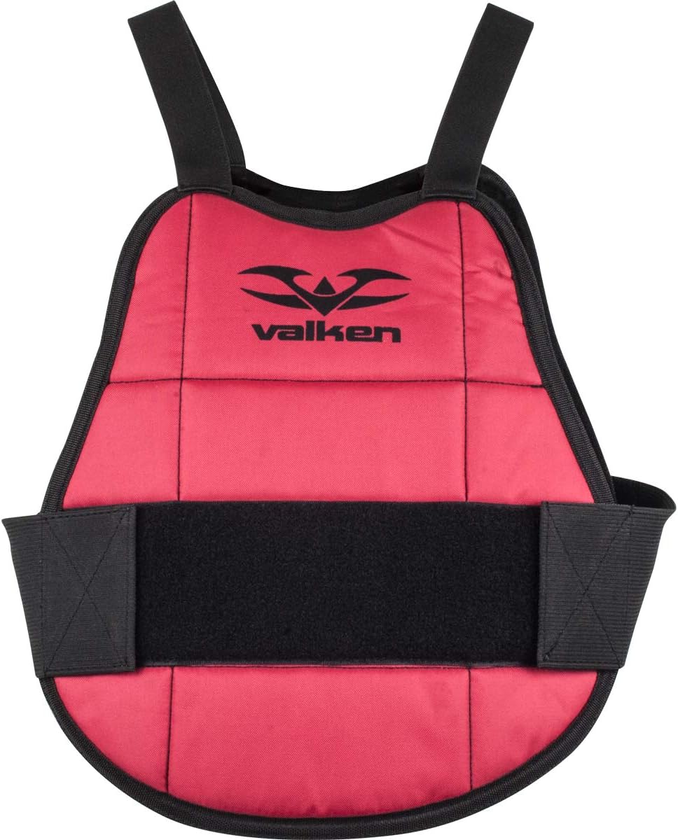 Valken Paintball Gotcha Reversible Chest Protector - Blue/Red : Sports & Outdoors