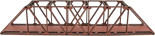 War World Scenics - Puente de viga de MDF de calibre N de una sola vía (7.874 in) (elige color) - Escala de modelado ferroviario Modelo ferroviario