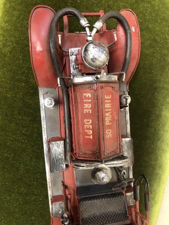 Amazon.co.jp: USA製 ブリキ 特大消防車 : ホーム＆キッチン