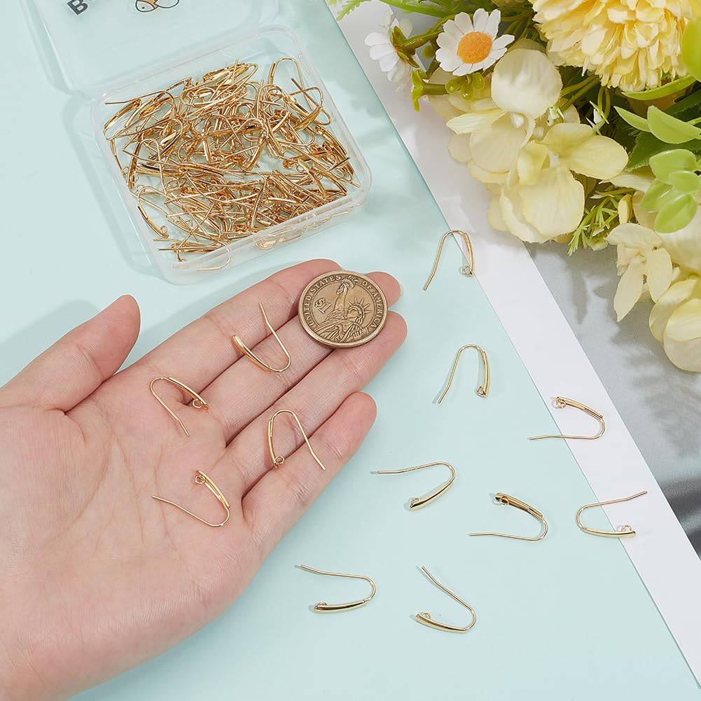 Beebeecraft 100Pcs Ohrringhaken Erkenntnisse Ohrdrähte Fischhaken