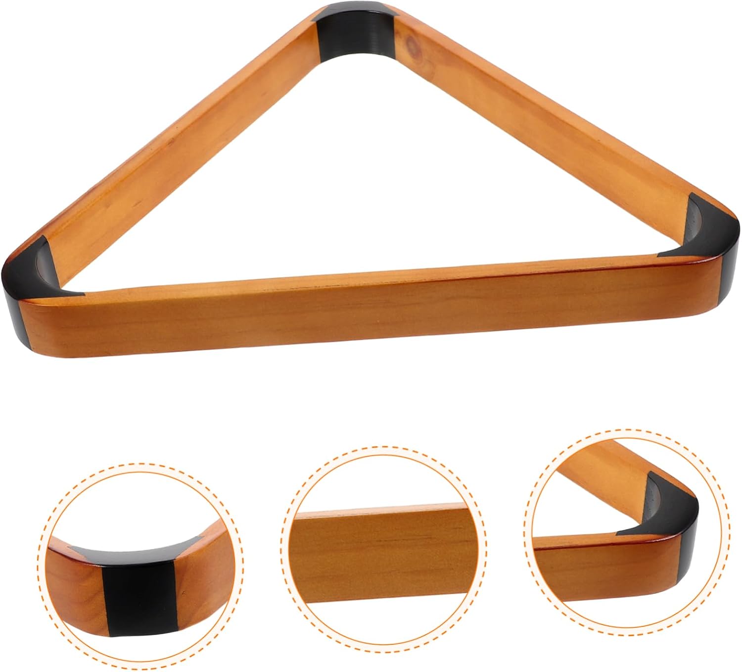 Billiard Ball Triangle Rack 57.2MM Wood Billiards Frame for Pool Table Accessories Snooker Fixing Rack for Mini Pool Balls