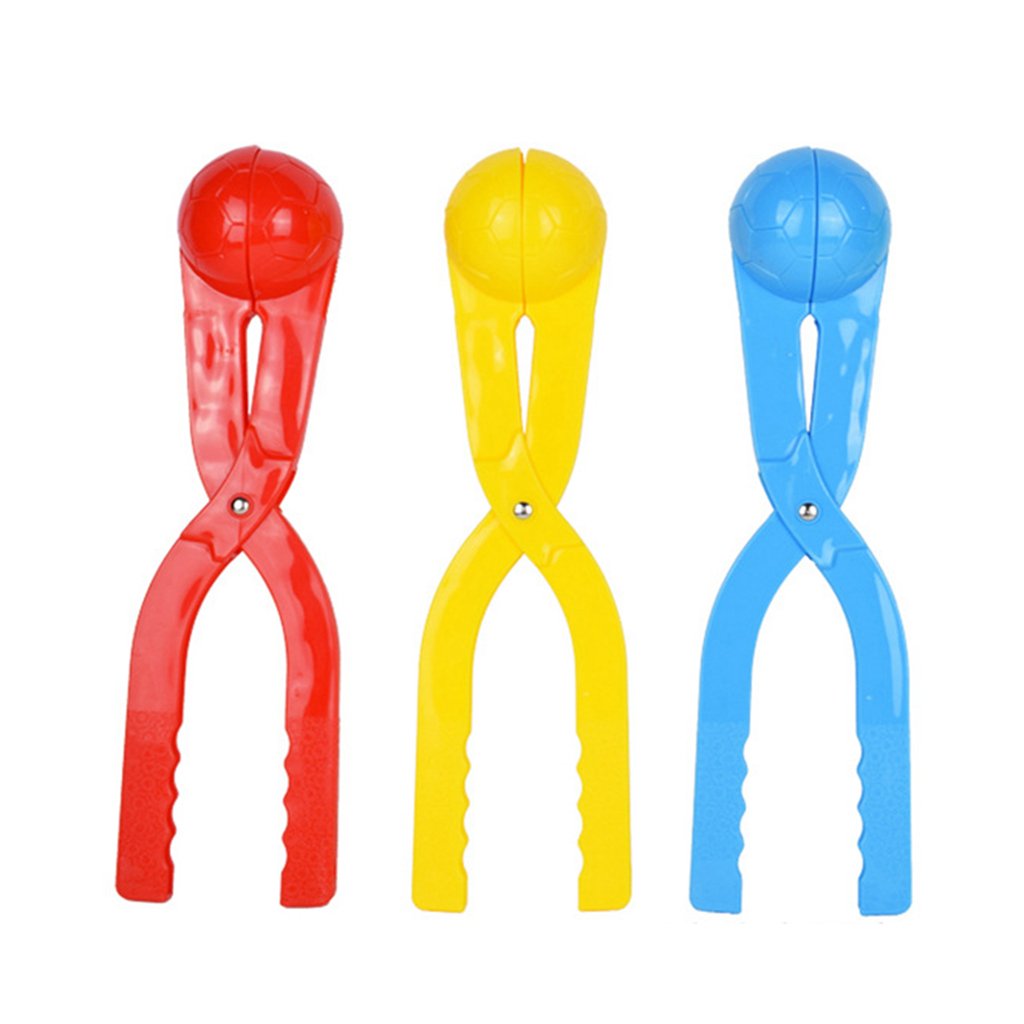 Missweety 3 Super Simple Snowball Maker Snow Cone Tool with Soccer Pattern,Fun for Everyone in The Family to Make Perfect Snow Balls