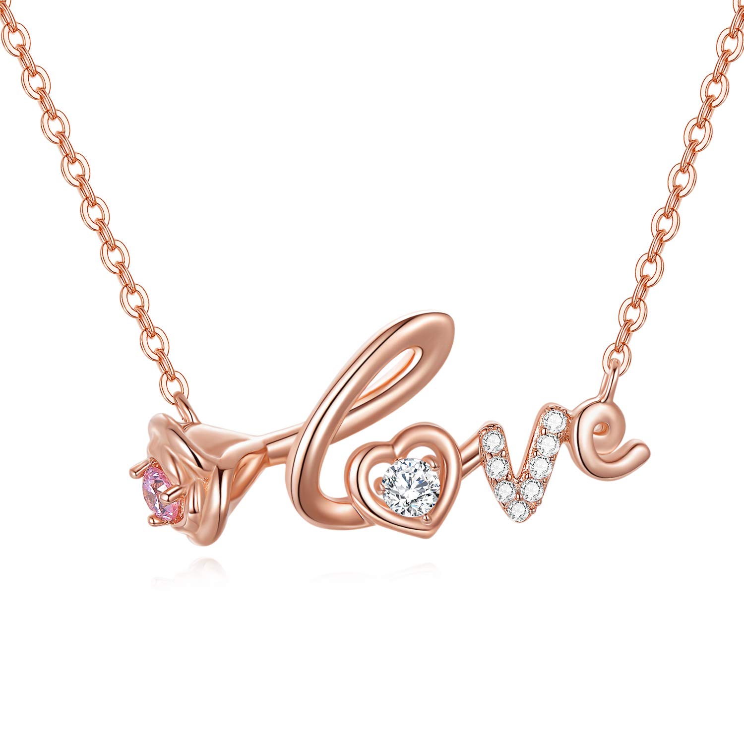 TANGPOET Collar De Panda Para Mujer, Plata De Ley 925, Collar Con Colgante De Corazón De Panda Para Mamá Y Bebé, Regalo De Joyería Para Cumpleaños, Navidad, Día De La Madre
