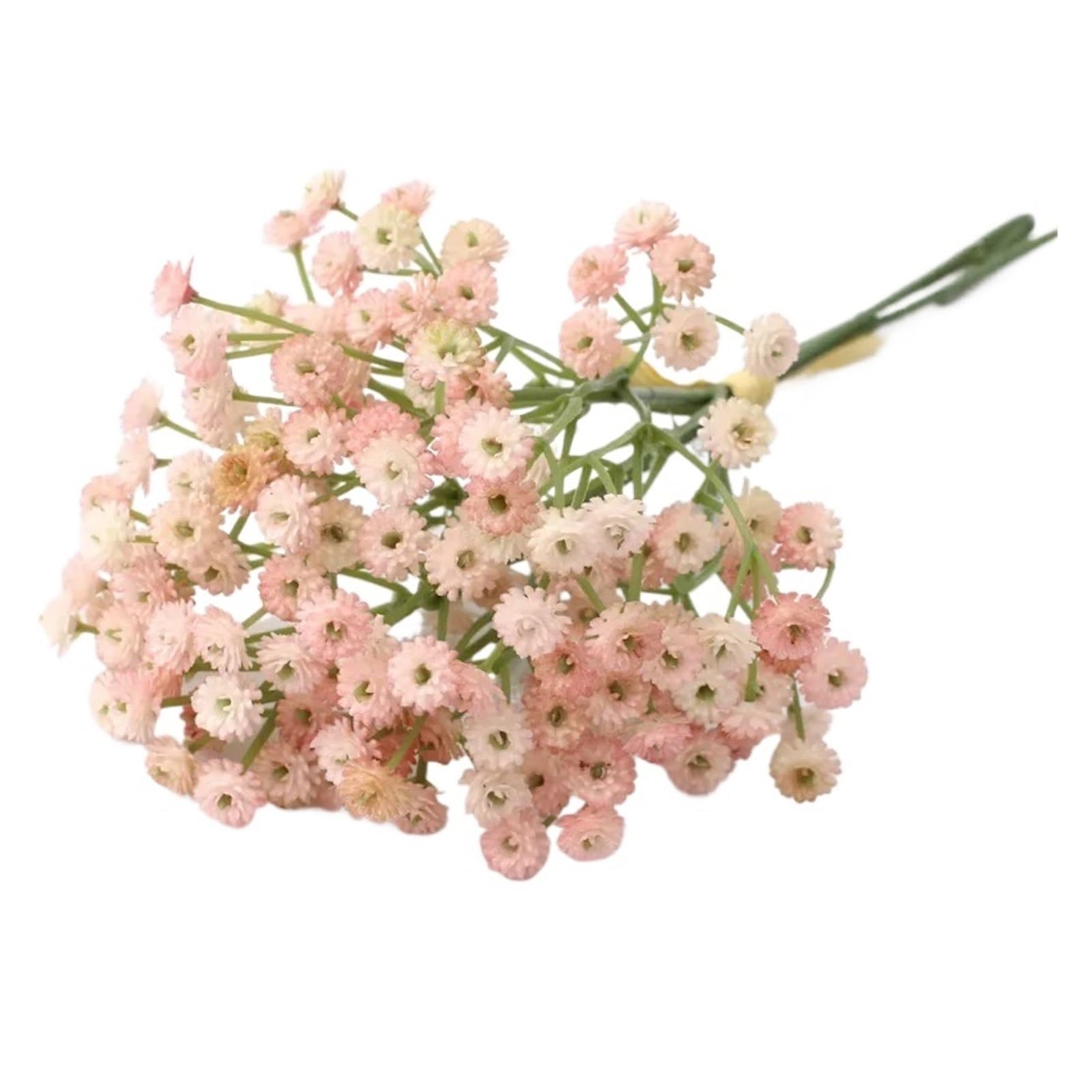 WJIAYAO dried gypsophila flowers 3pcs White Baby Breath Artificial Flowers Fake Gypsophila Faux Plants for Wedding Garland Wreath Crown Flower Bonquet DIY Flores(Pink)