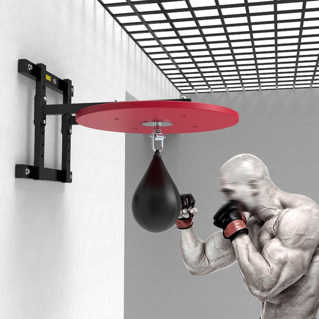 Robuste Speedbag-Plattform mit Speedball, höhenverstellbar, Reflexbag-Plattform,g-Plattform mit Speedball, höhenverstellbar, Reflexbag-Plattform, Birnenball-Halterung für Fitness-Boxtraining