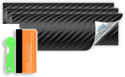 Miniatura 6 de Kit de herramientas gratis 3 piezas 12"x4" 3M 1080 Chevy Emblem Bowtie Matte Black Vinilo Envoltura Adhesivo Lámina de Película Pelar y Pegar