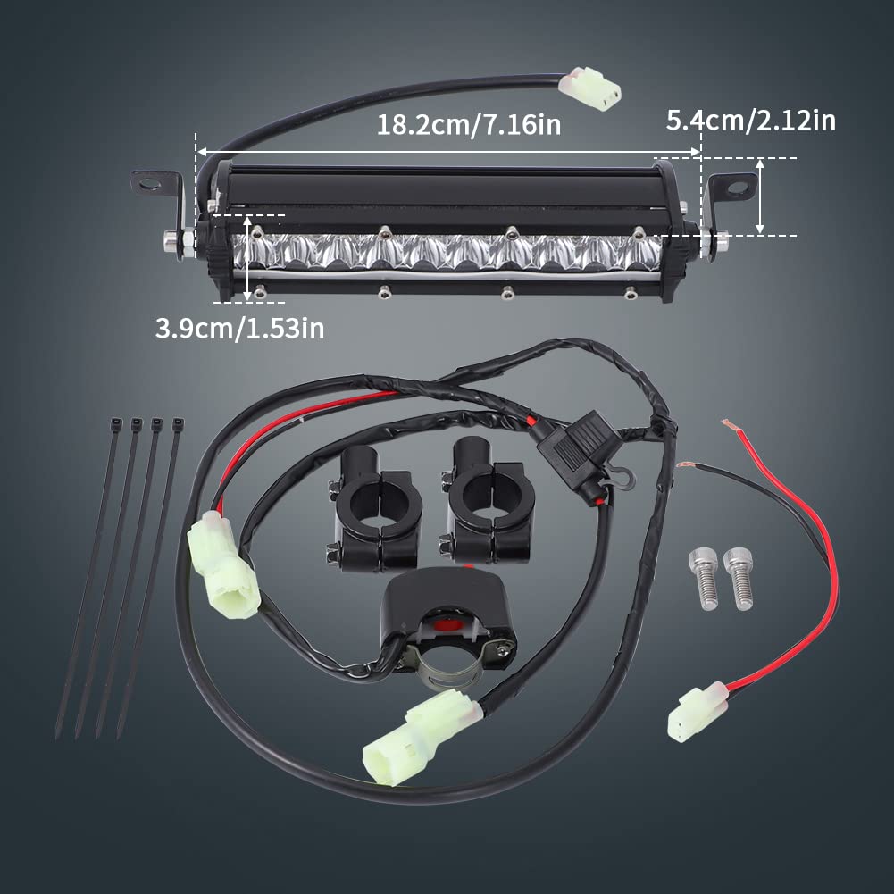 Dirt Bike Light Plug-n-Play LED Headlight Light Bar Kit For KLX110 & CRF110 Dirt Bikes – Custom KLX110 LED Light Bar - Foto 5