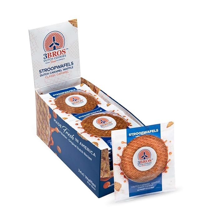 Buy 3Bros Dutch Cookies Classic Caramel Stroopwafel Original Dutch