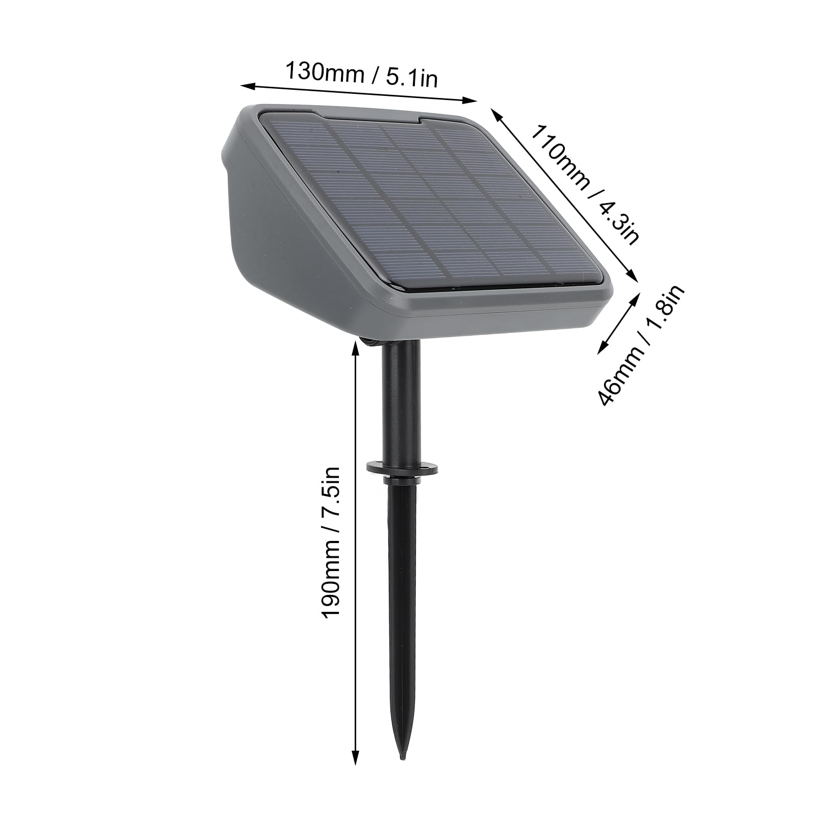 FLEXMAN Irrigazione Automatica Solare, di Kit di Irrigazione a Goccia Automatico Solare Universale con Funzione Timer, di Irrigazione Automatica per Serre, Orti (Versione normale)
