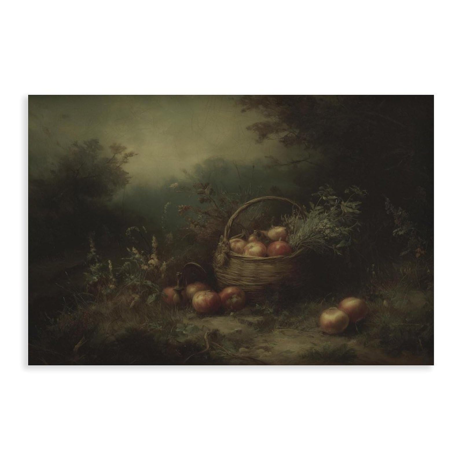 HOHHMY Forest Trail Poster Canvas Poster for Dorm Room Decor Gift