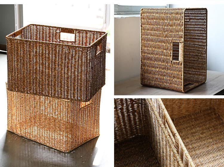 Pudełko do przechowywania organizera i przechowywania spiżarni, idealne do łazienki, szafki, kuchni, lodówki, materiałów do organizacji szafy 35 x 26 x 18,5 cm (A05)