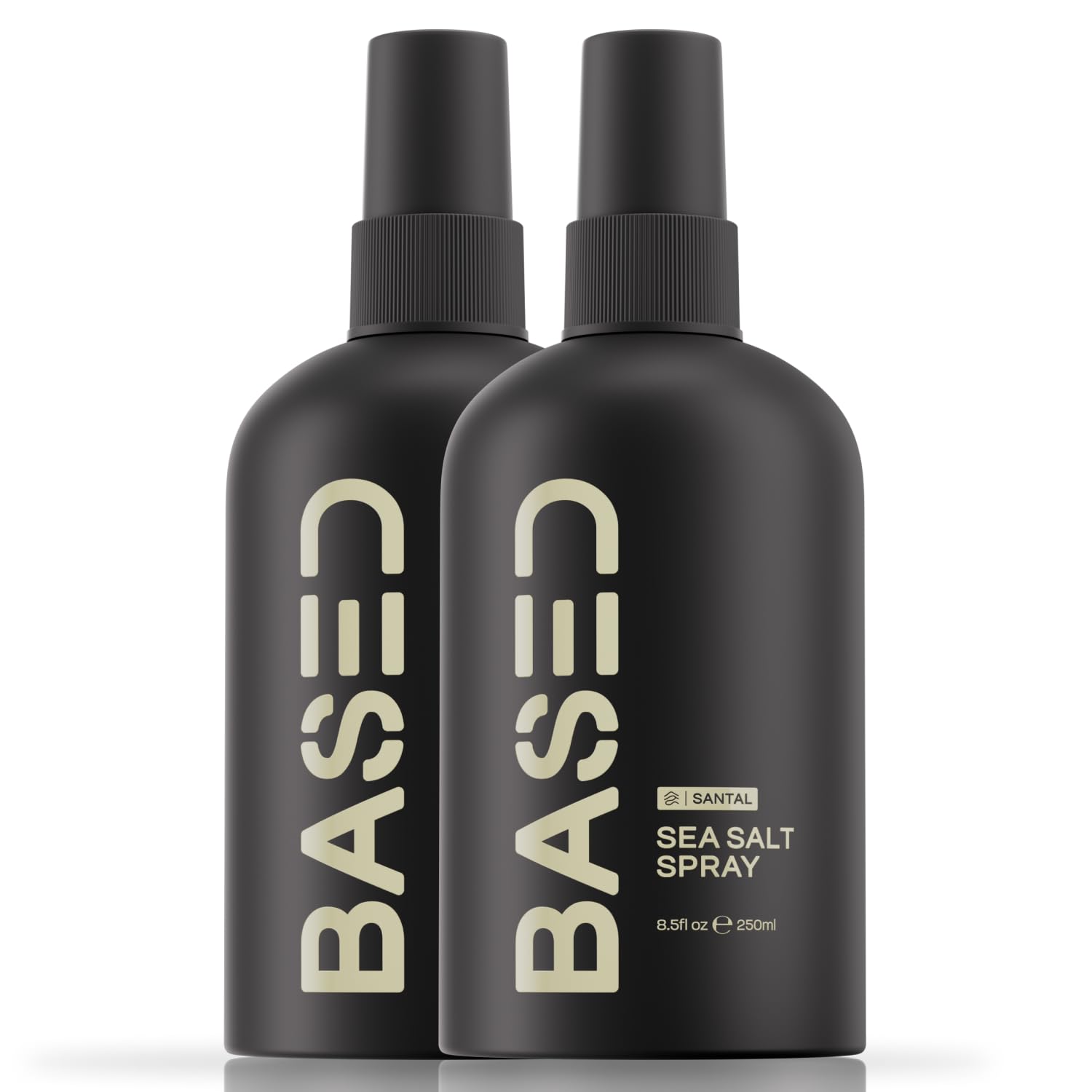 BASED Sea Salt Spray, Natural Finish Sea Salt Spray for Hair, Volume & Texture, Infused with Kelp & Vitamin B5, Light & Non-Greasy, Paraben Free, No Drying Alcohols, 8.5 oz (Pack of 2)" 8.5 Fl Oz (Pack of 2)
