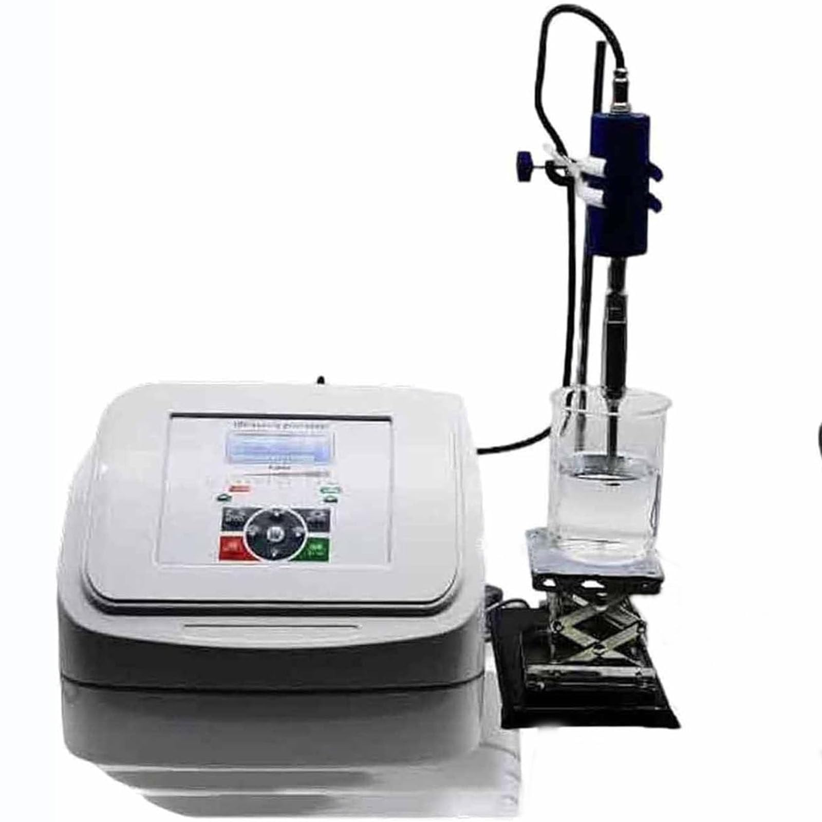 Ultraschall Prozessor Zelldisruptor Mischer,Labor für Flüssigkeitsemulgierung und homogene Dispersion,Mit verstellbarem Hubständer,Verarbeitbare Kapazität: 1–500 ml,800W 3mmprobe