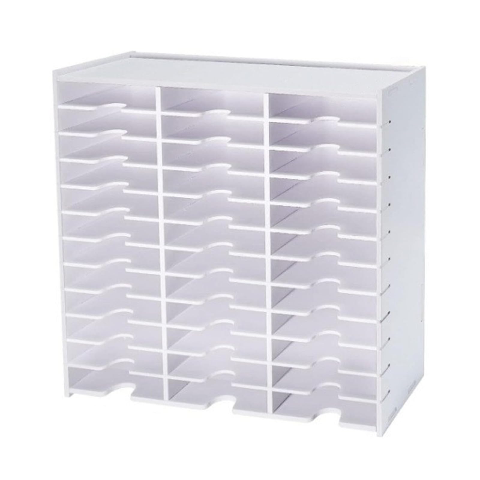 Porta timbri multiuso in plastica con 18/36/51/60 griglie, accessori per tamponi di inchiostro, design portatile per stanze fai da te, tamponi per timbri