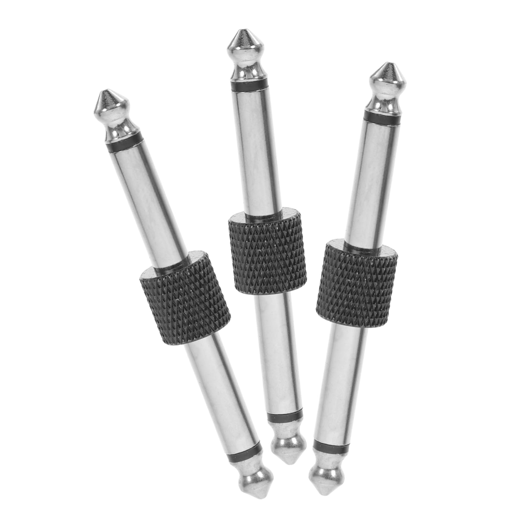 BESTonZON Effect Pedal Connectors Guitar Pedal Patch Cable 3pcs Straight Adapter Easy to Use Noise