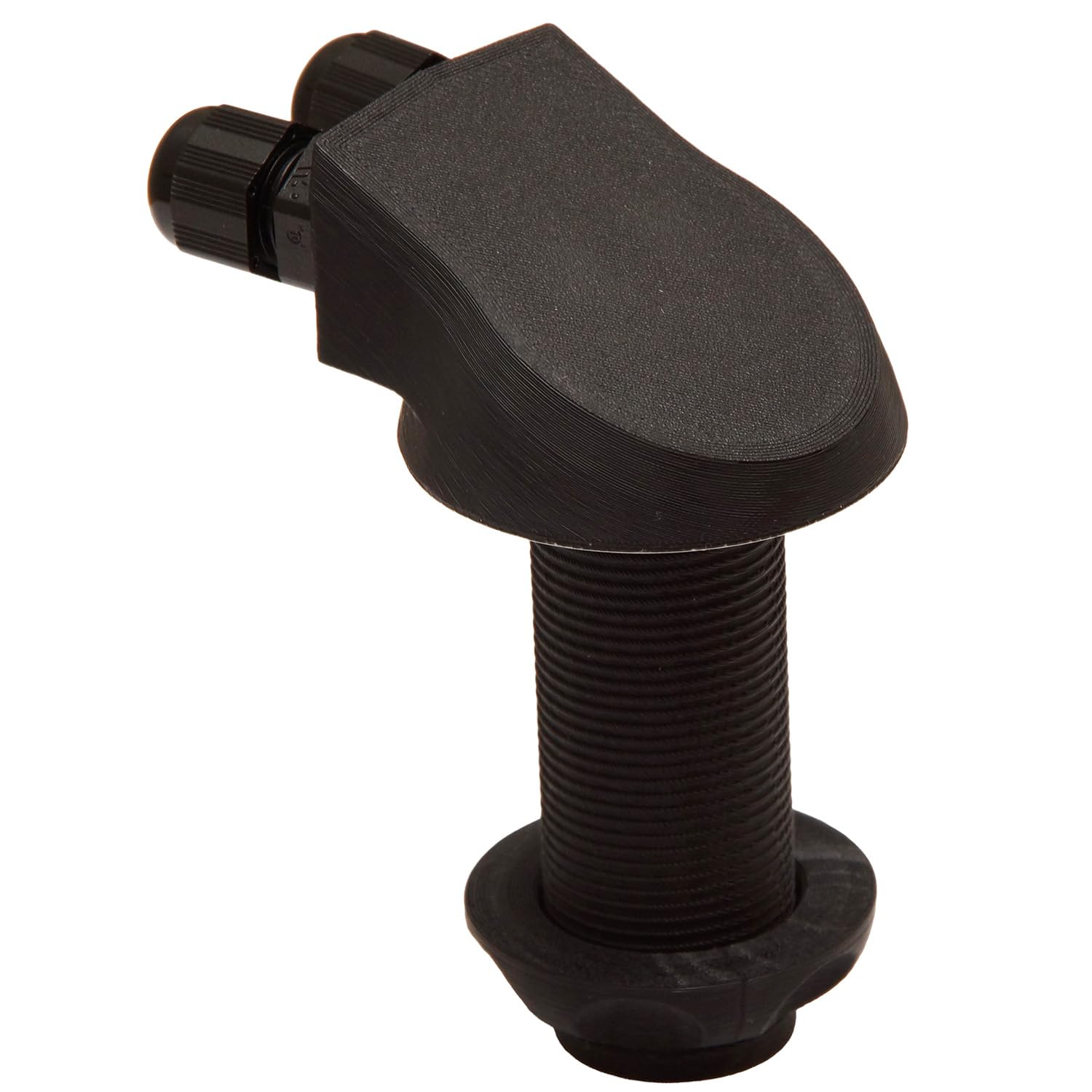 Panneau solaire, entrée de câble, passe-câble solaire, étanche avec joint de qualité supérieure (butyl), camping-car, caravane, bateau, noir, sans câble