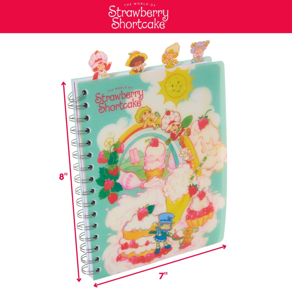 Amazon.com : Strawberry Shortcake Tab Journal Spiral Notebook