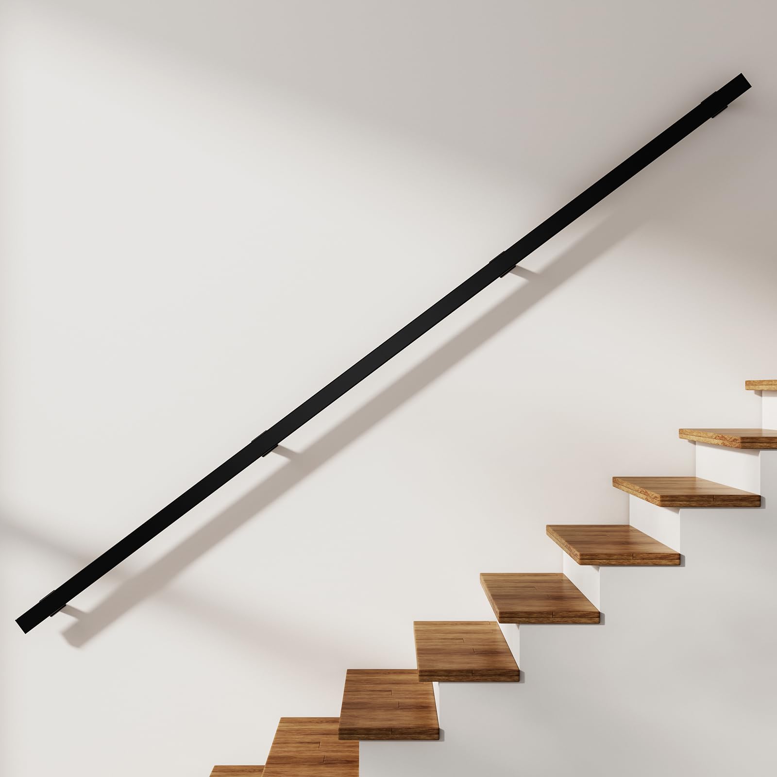 60cm Schwarz Handlauf,Treppenhandläufe Eisen