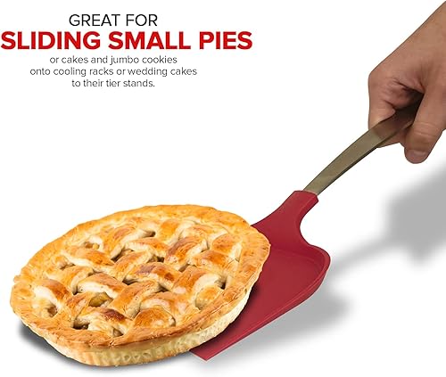 Miniatura 4 de Espátula ancha para hornear galletas para cocinar panqueques Turner hamburguesa Flipping Light Plancha Utensilios de plancha, Exultimate