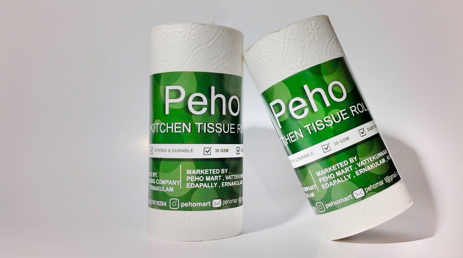 Kitchen Tissue Rolls | 120 Pulls | 120 Kitchen Towels Roll | Soft And Highly Absorbent | 100% Natural Virgin Paper | 38gsm Strong Kitchen Tissue-image-1