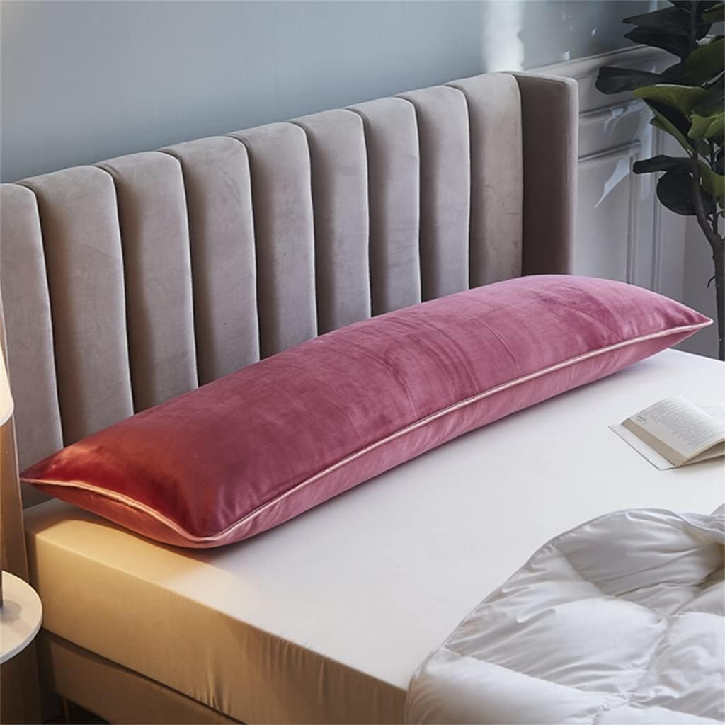 Soft Flannel Long Pillowcase Large Comfort Couple Sleeping Pillowcase Bedding Body Pillowcase