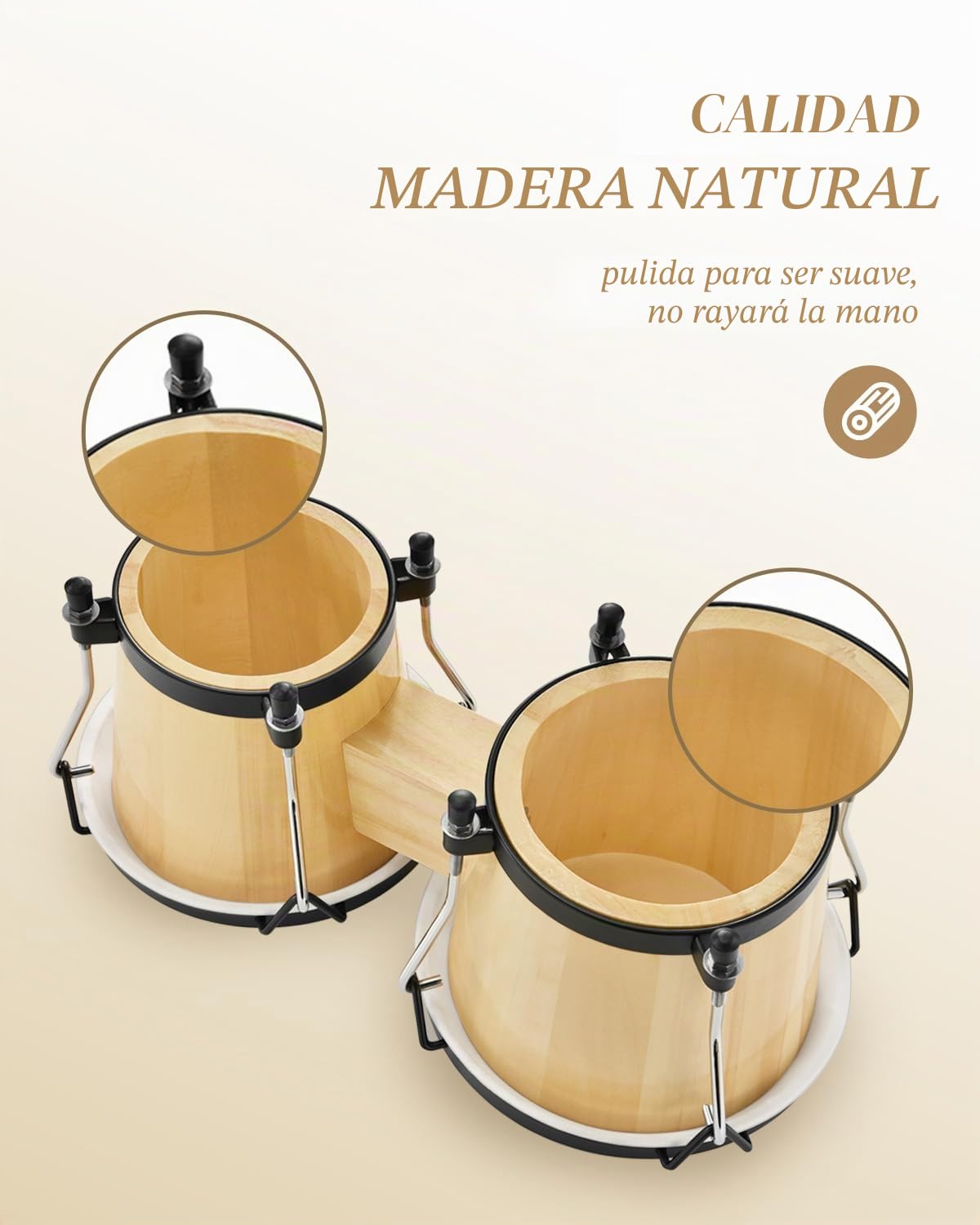 Eastar EBO-1 Wood 6+7 Bongo Drum