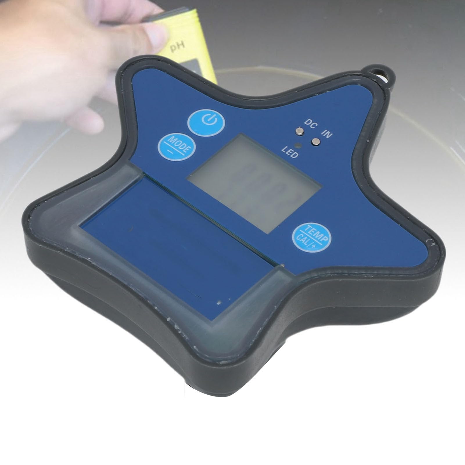 Probador de agua de piscina flotante Bluetooth con diseño impermeable para una medición precisa de la calidad del agua en acuarios y piscinas