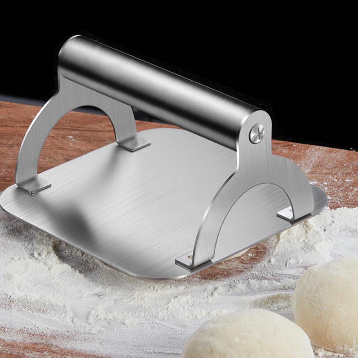 Edelstahl Fleischpresse Robuste Grillpresse für Küche und BBQ