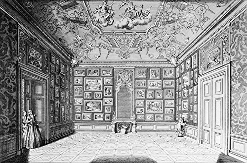 Germany Gallery 1731 Ngallery Room Of A Residence In Germany Line Engraving From Residences Memorable By Salomon Kleiner 1731 Poster Print by (24 x 36)