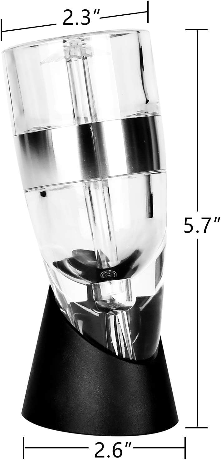 Amаzіng 🔥 WELLAND Red Wine Aerator Portable Decanter with Base for Birthday Banquet Wine Gift Home Party