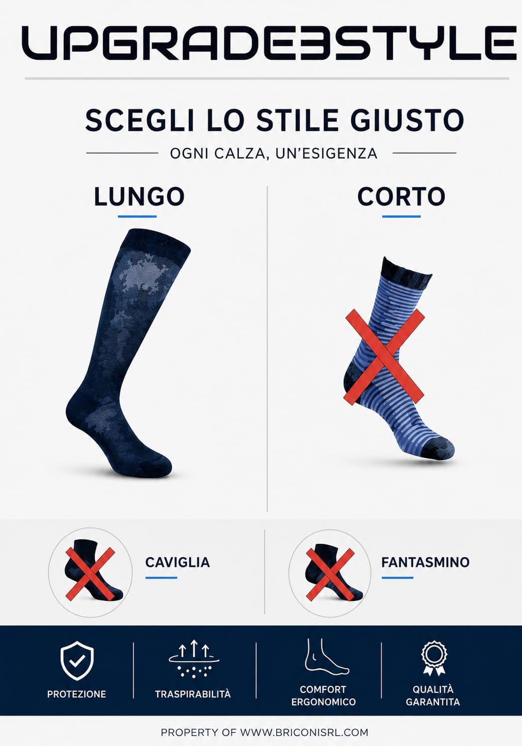 Calcetines largos hombre hilo de Escocia elegantes originales businnes unisex.