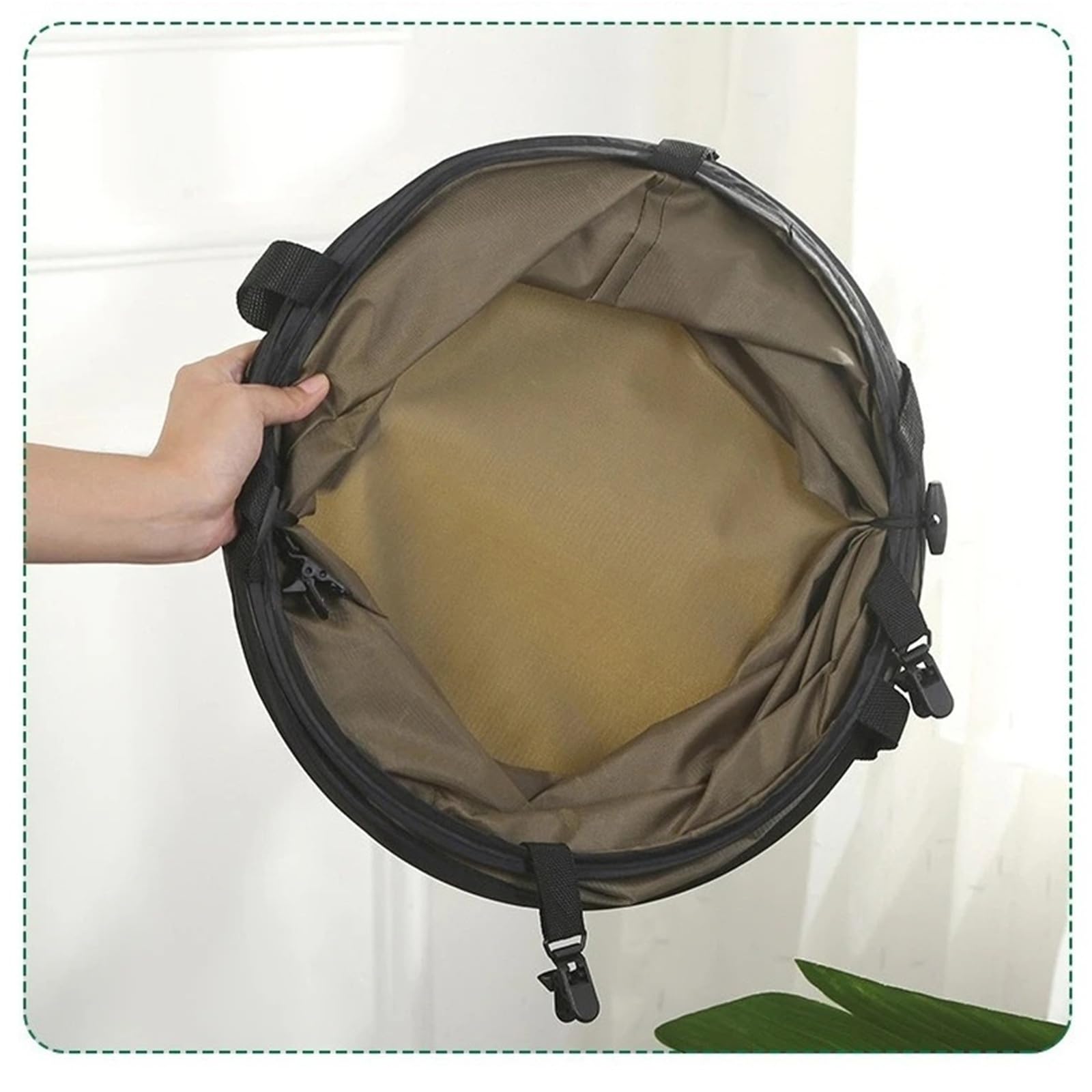 Bolsa para Residuos de Jardín Contenedor de basura plegable portátil for acampar