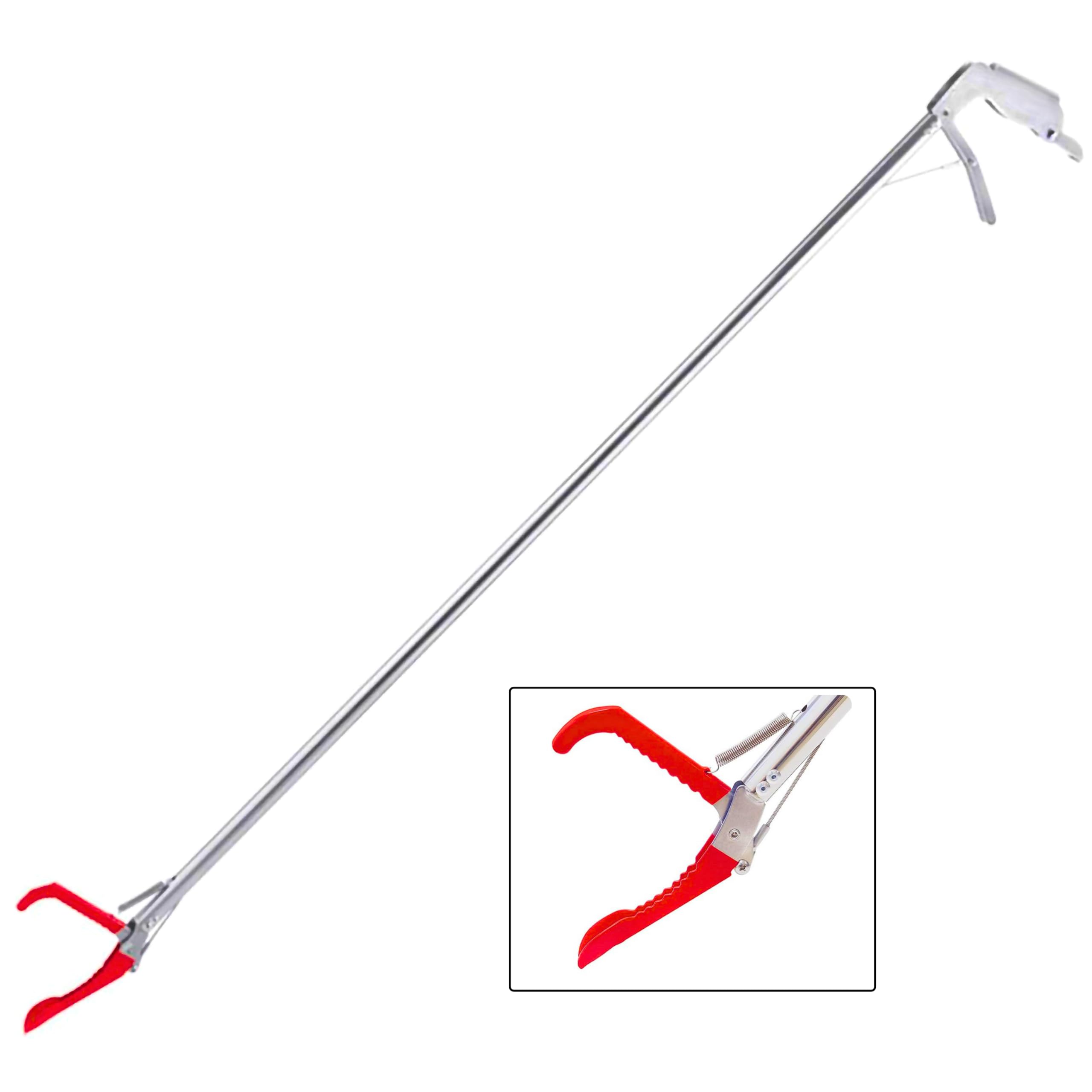 FAB TECH 100cm PVC Coated Catcher Stick with Easy to Squeeze and Grip Handle for Litter Pick Trash Pick Up | Fruit Catcher Sick | PVC Coated Grabber Pick Up Reacher Tool | Picker Stick (B0CM79HQQT) Amazon Price History, Amazon Price Tracker