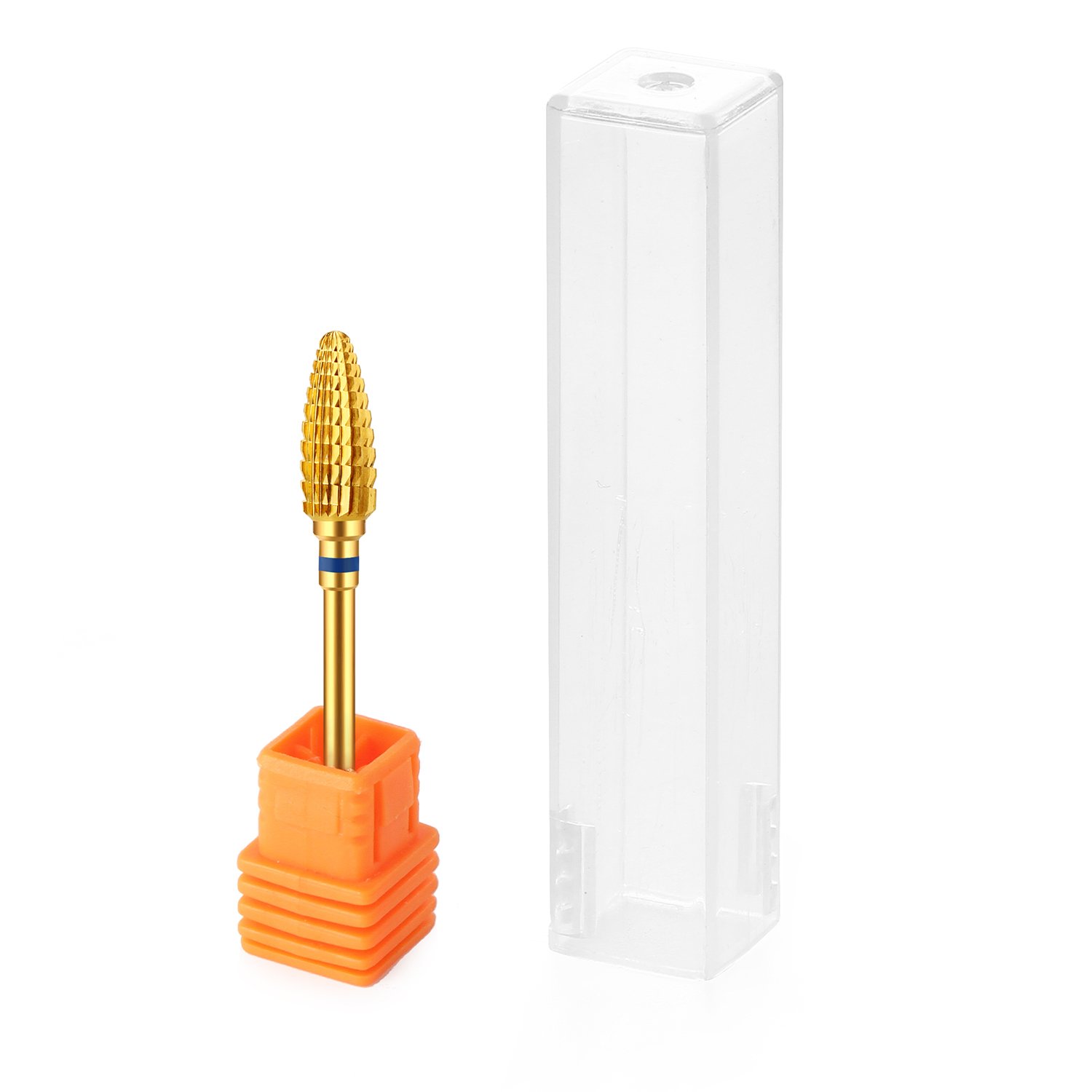JCMaster® Punta professionale forma conica per Fresa per Unghie In carburo di tungsteno Ideale per Manicure, Pedicure, Rimozione Gel, Semipermanente, Acrilico, Nail Art Grana Medium