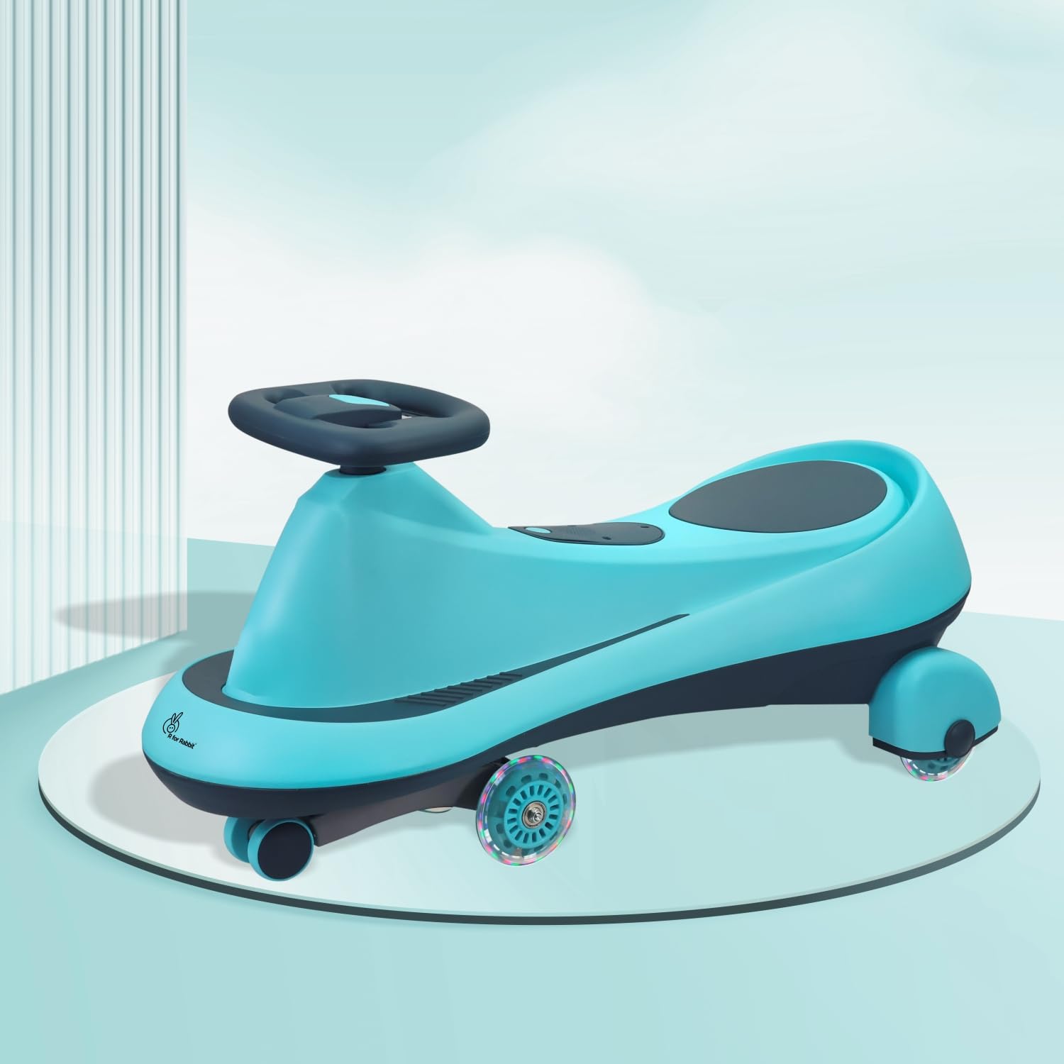 R for Rabbit Iya Iya Drift Swing Car for Kids with Light & Music