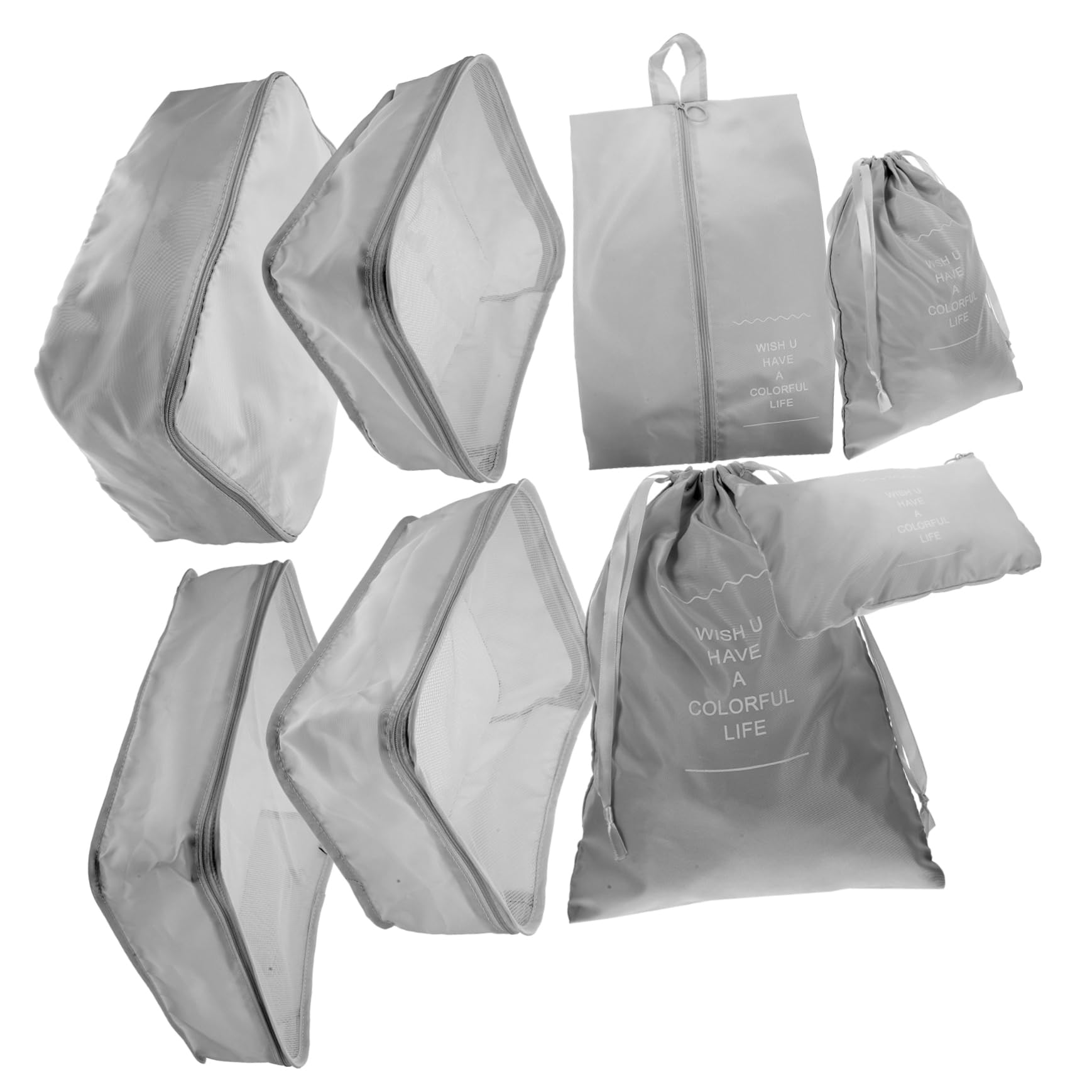 Hemobllo Borse Organizer per Valigia Borse per Vestiti e Scarpe per Articoli da Toeletta e Cosmetici Organizer da Viaggio Ultraleggero e Pieghevole Adatto per Viaggi di Lavoro e Vacanze