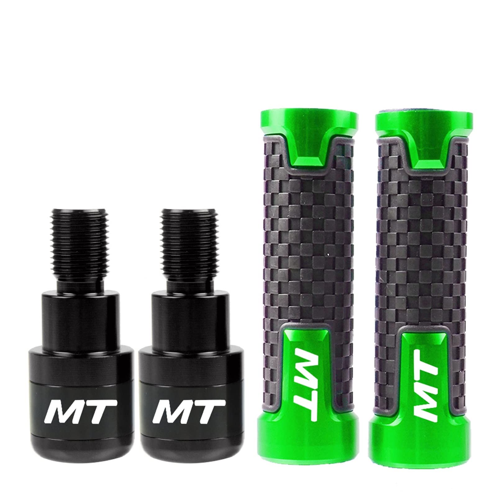 Guidon bouchon caoutchouc vert Yamaha MT09 pour vos sorties moto