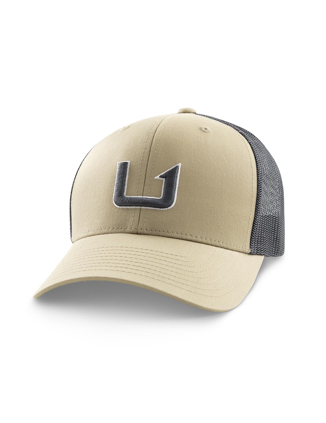 Huk Men's Braid Standard Trucker, Anti-Glare Snapback Fishing Hat,