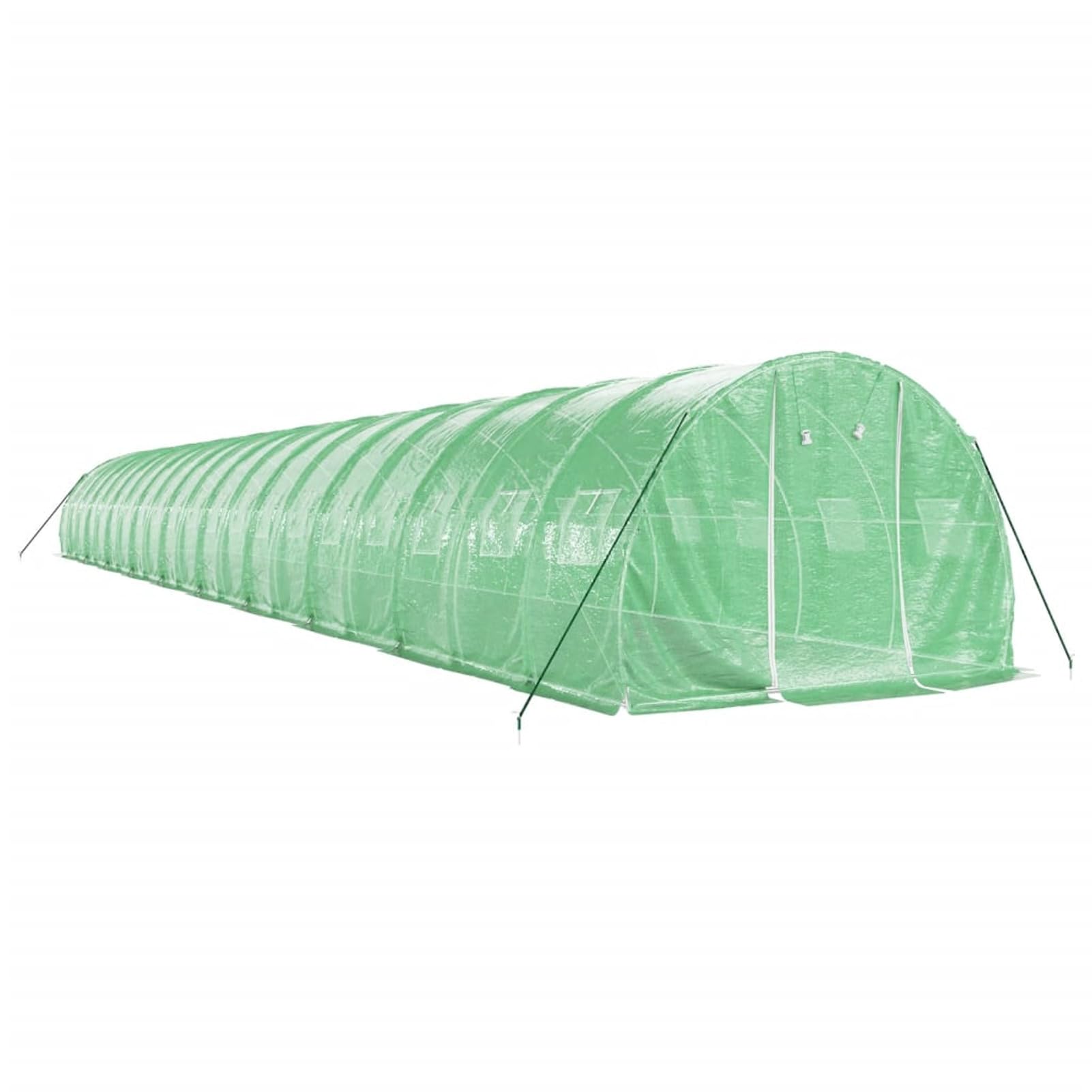 ARKEM Invernadero con Estructura de Acero Verde 60 m² 20x3x2 m Cubierta Invernadero Invernadero Huerto Urbano