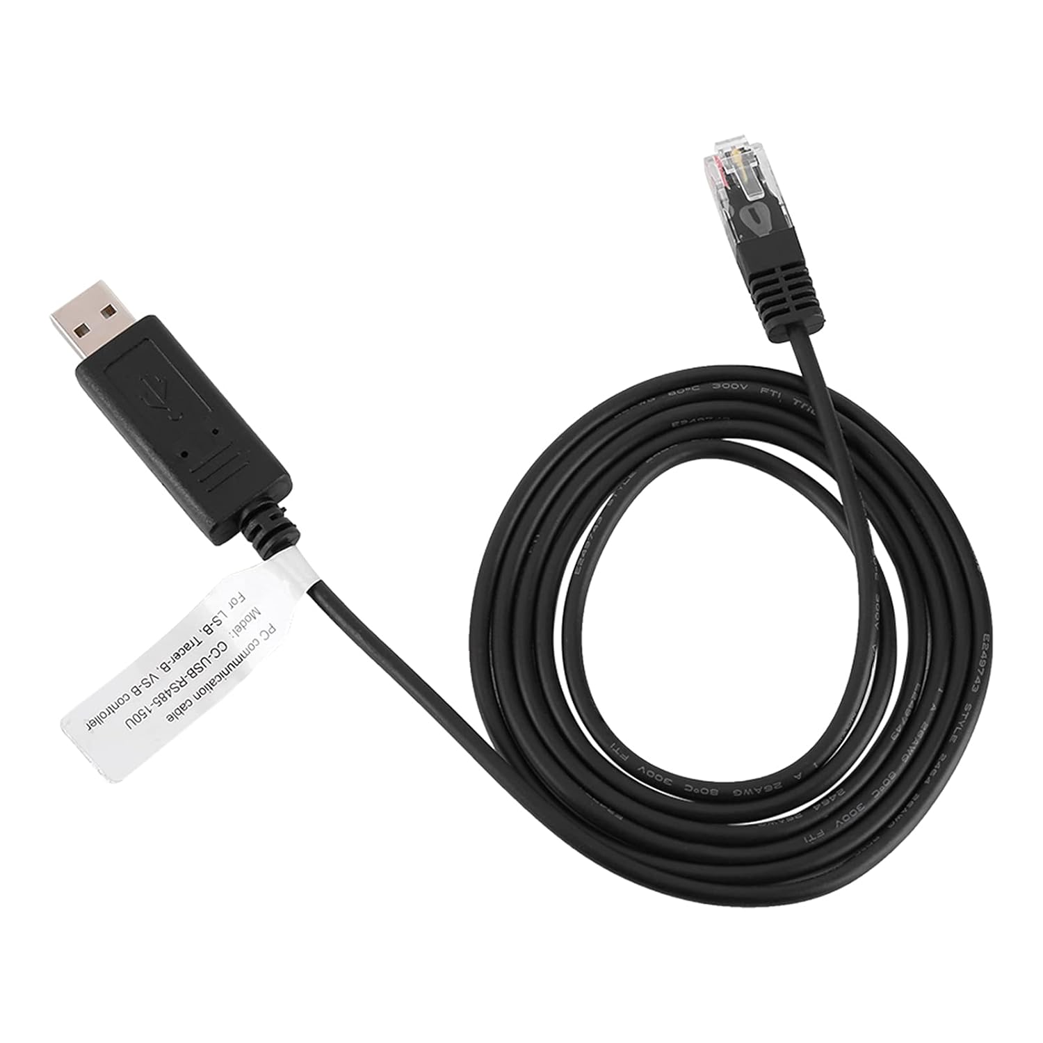 Fdit Cable Cable Línea de Comunicación Controlador de PC Cable de Energía Solar 1.5M 1.5 Metro Cable de Longitud para Controladores de Energía Solar