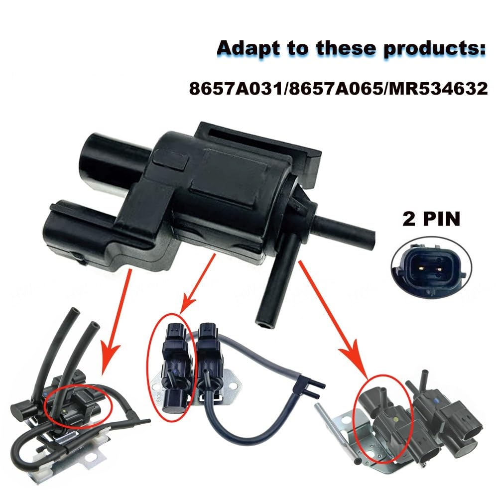 Turbo Splitter Zawór Pasuje do Mitsubishi Montero Pajero Pasuje do Challenger 4 IV 3.0 Delica Triton Silnik Elektrozawór sterujący sprzęgłem Zawory przedmuchy(8657A065)
